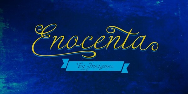 Enocenta font