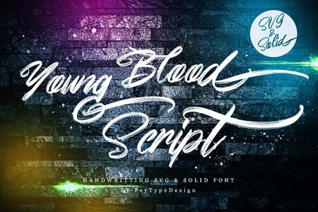Young Blood Solid Free font
