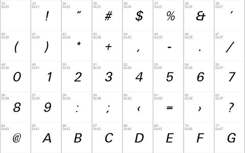 Universal Italic