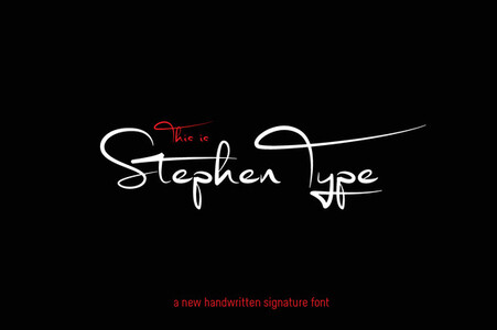 Stephen Type font