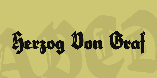 HerzogVonGraf font