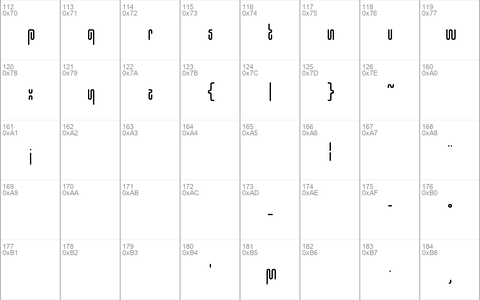 Hieroglyphic Regular