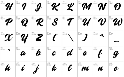 Historia Script DEMO font