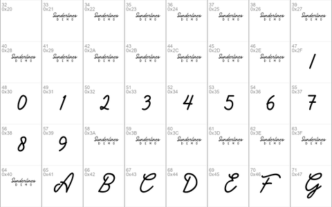 Sunderlines Demo Regular