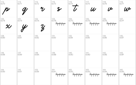 Sunderlines Demo Regular