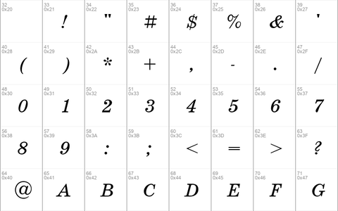 UkrainianSchoolBook Italic