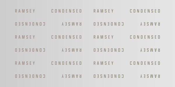 RamseyCondensed-BlackItalic font
