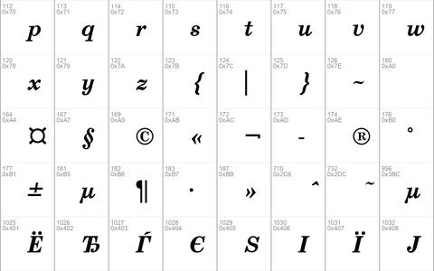 SchoolBookC Bold Italic