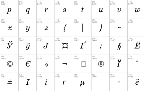 SchoolBookC Italic