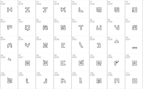 RayzorSharp Outline Regular