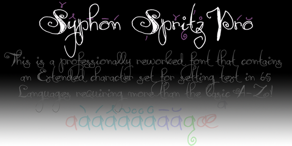 SyphonSpritzPro font