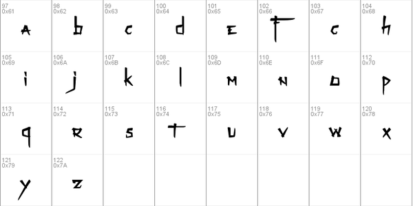 Zenzai Itacha font