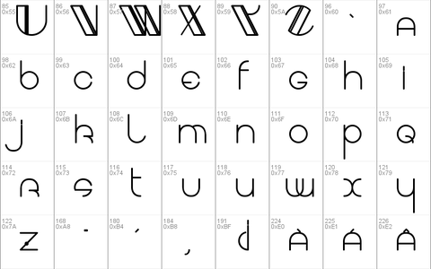 Aracme Waround Light font