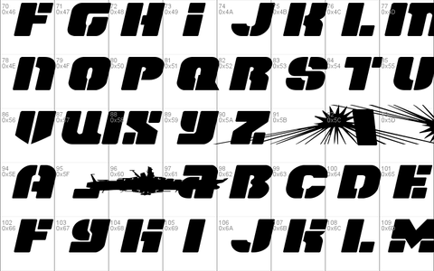 Space Cruiser Expanded Italic font