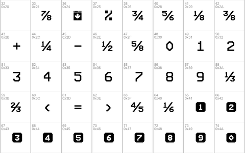 Expo Numerals Regular