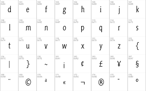 AidaSerifa-Condensed Regular