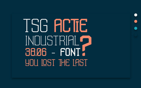 TSG Actie font