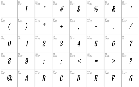 Colonial SF Italic