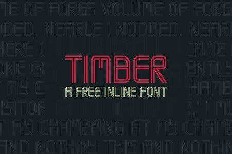 Timber font