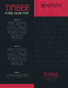 Timber font