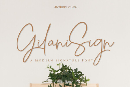Gilani Sign font
