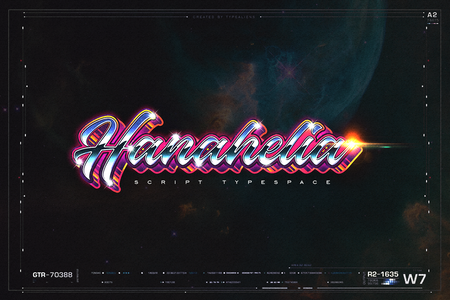 Hanahelia Personal Use Only font