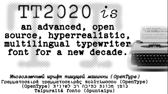 TT2020 Style E font