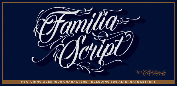 Familia Script font