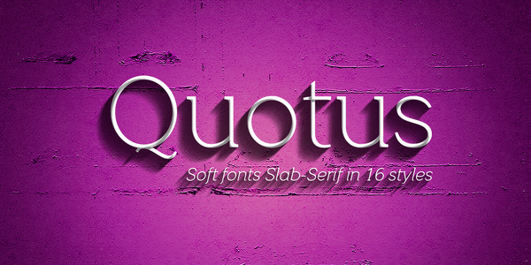 Quotus font