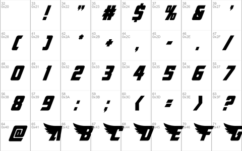 American Kestrel Condensed font