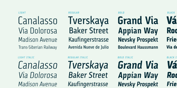 ViaSansBlack-Italic font