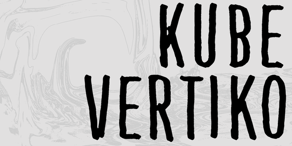 Kube Vertiko font