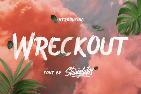 Wreckout font