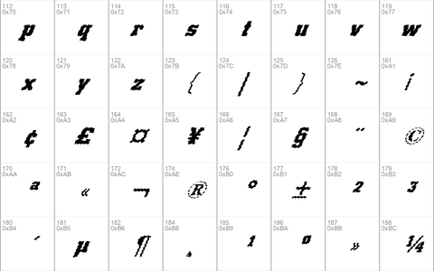 FZ BASIC 53 WAVEY ITALIC