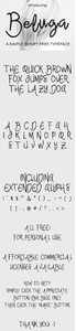 Beluga Script font