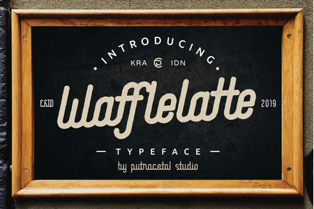 Waffle Latte Free font