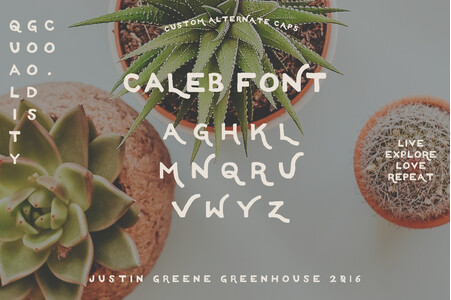 Caleb font