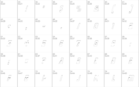 MarinerCondensedOutline Regular