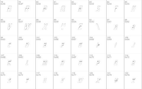 MarinerCondensedOutline Regular