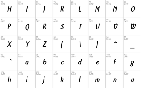 WestminsterNarrow Italic