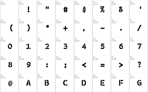 BPmonoStencil Bold