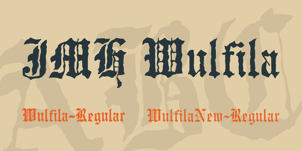 JMH Wulfila font