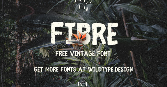 Fibre Vintage font