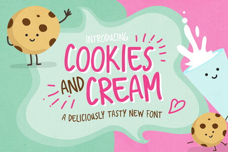 Cookiesandcream font