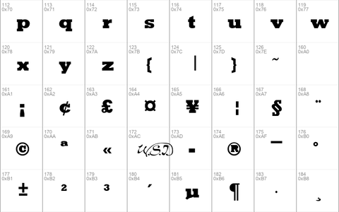 Rockney Extrabold Regular