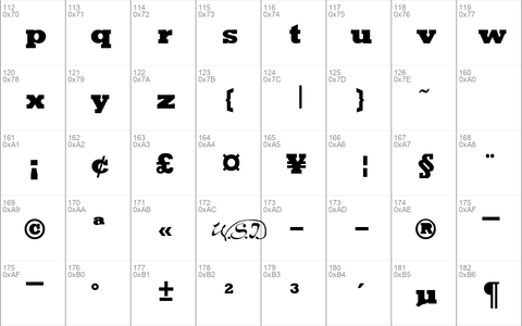 Rockney Extrabold Regular