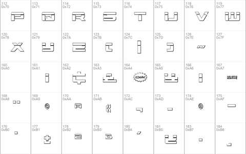 Vorpal Outline Italic