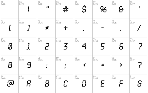 aLCDNovaObl Regular