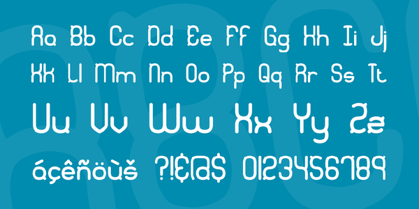 Quadratic BRK font