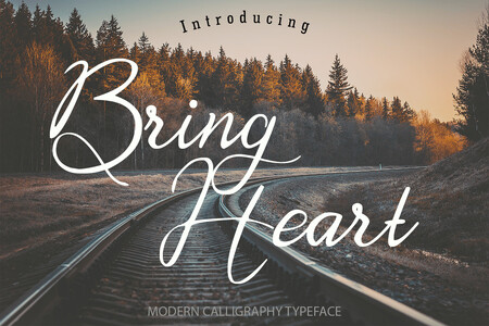Bring Heart font